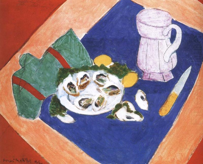 Henri Matisse There is still life of oysters china oil painting image